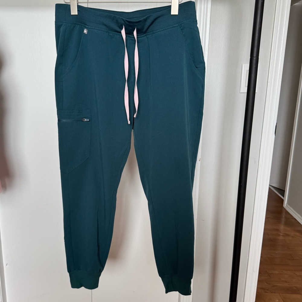 Figs Teal Jogger Scrub Pants